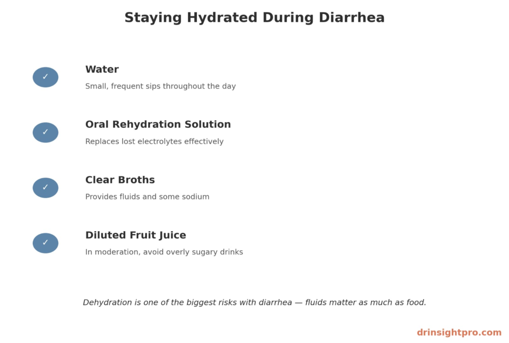 Staying Hydrated During Diarrhea Fluids Guide