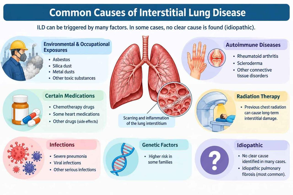 Interstitial Lung Disease causes and triggers