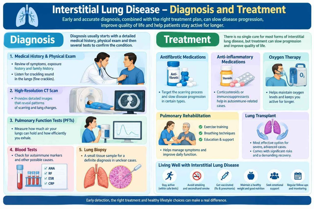 Interstitial Lung Disease diagnosis and treatment