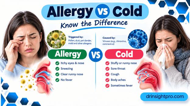 Allergy vs Cold Symptoms: Key Differences